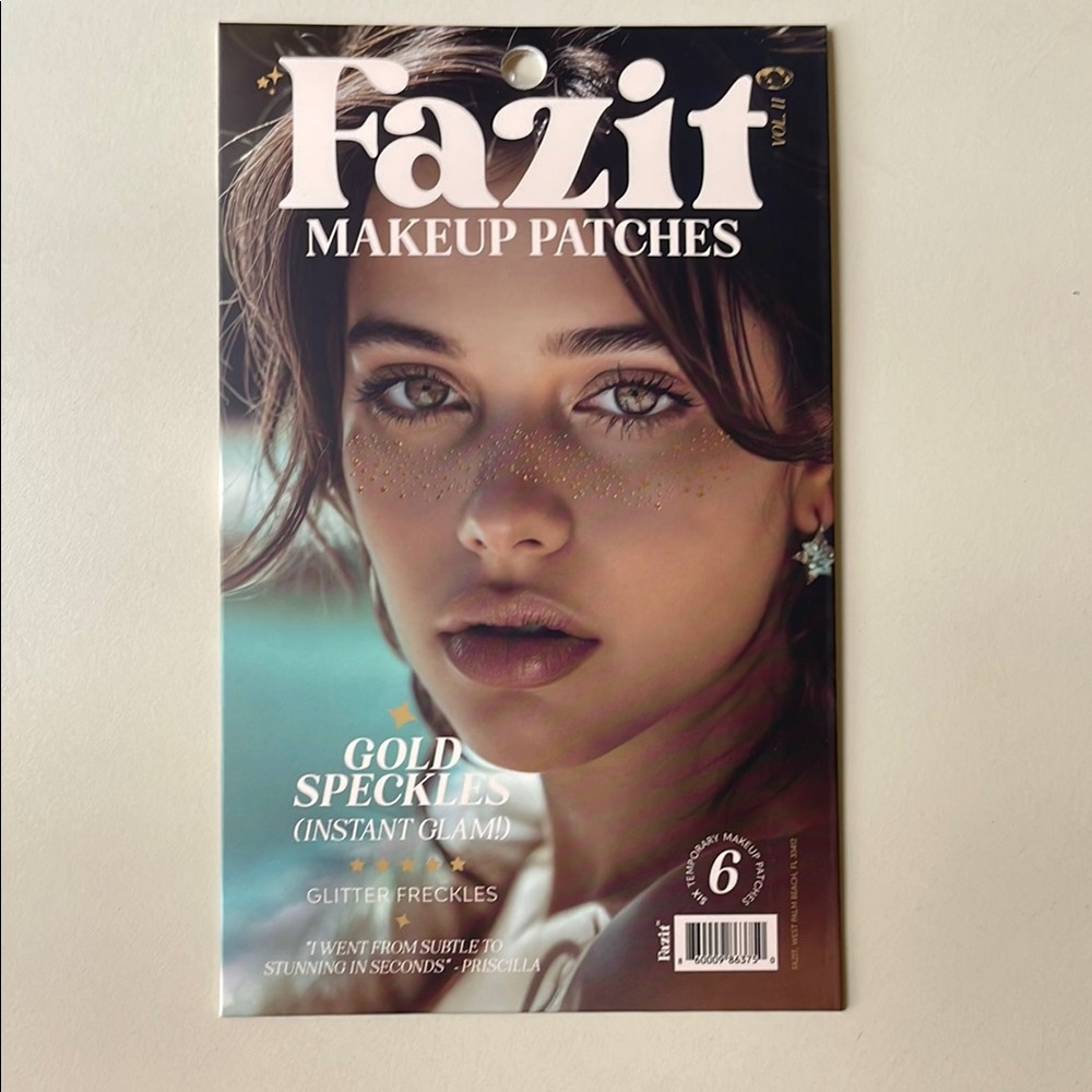 Fazit Gold Freckles Makeup Patches Temporary Tattoos